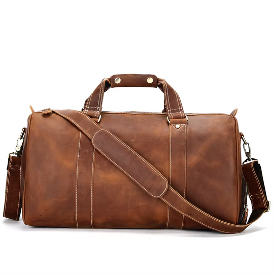 Weekender Travel Leather Duffle Bag | BEAUFORT