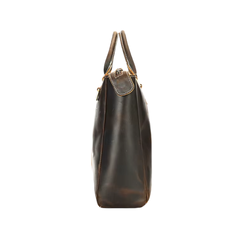 Large Capacity Leather Duffle Bag | ALBERTVILLE