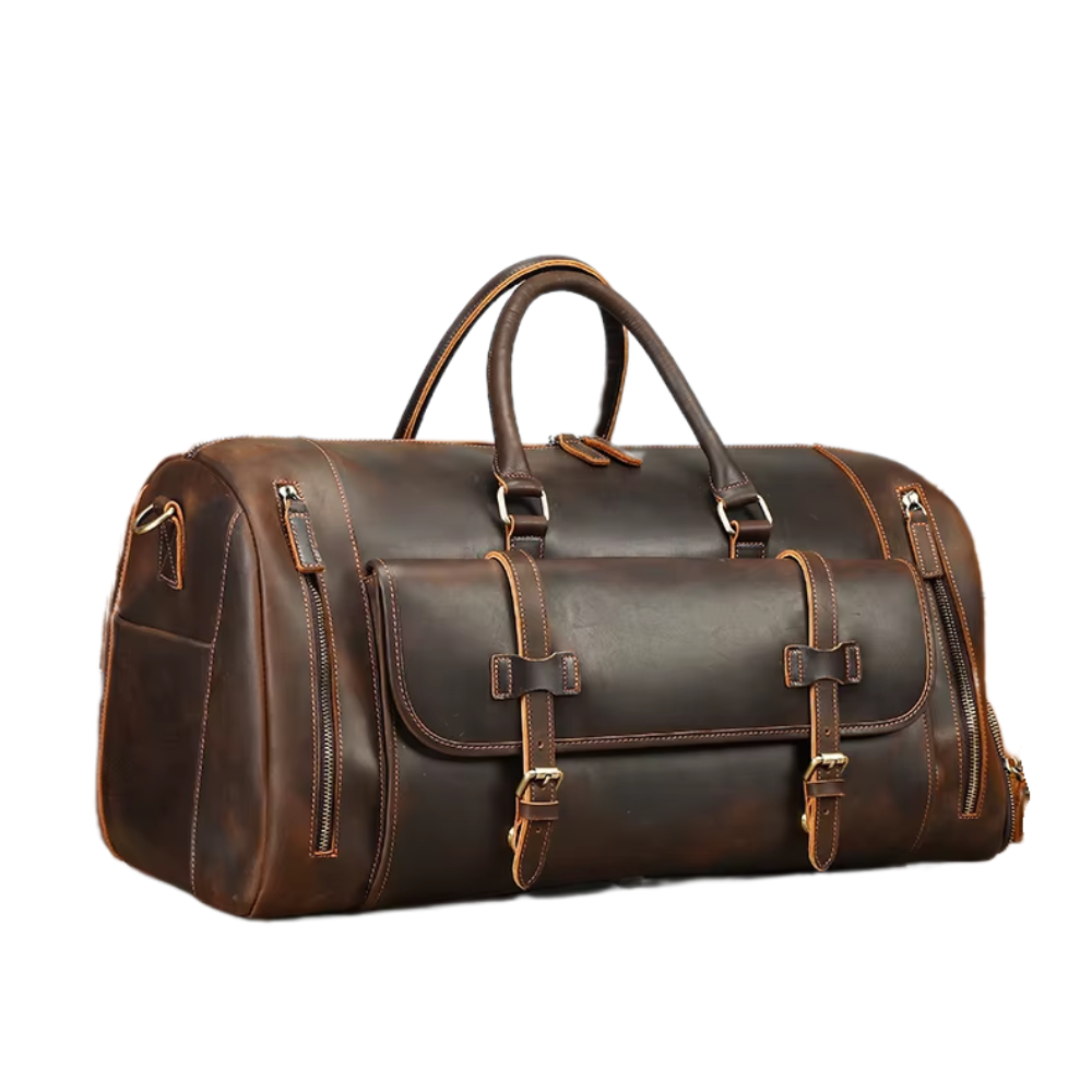 Weekender Holdall Leather Duffle | HAFNIR