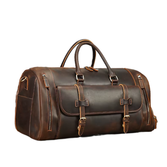 Weekender Holdall Leather Duffle | HAFNIR