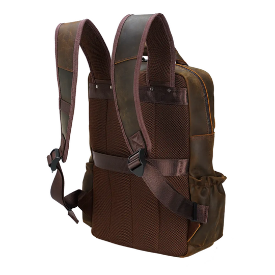 Leather Laptop Backpack | DAVOS