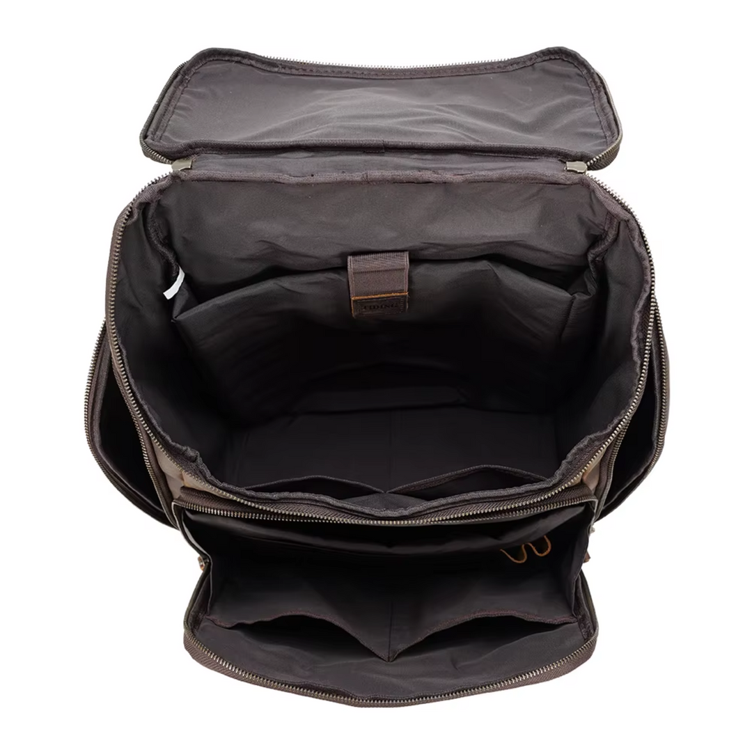 Laptop Leather Backpack | DALVIK