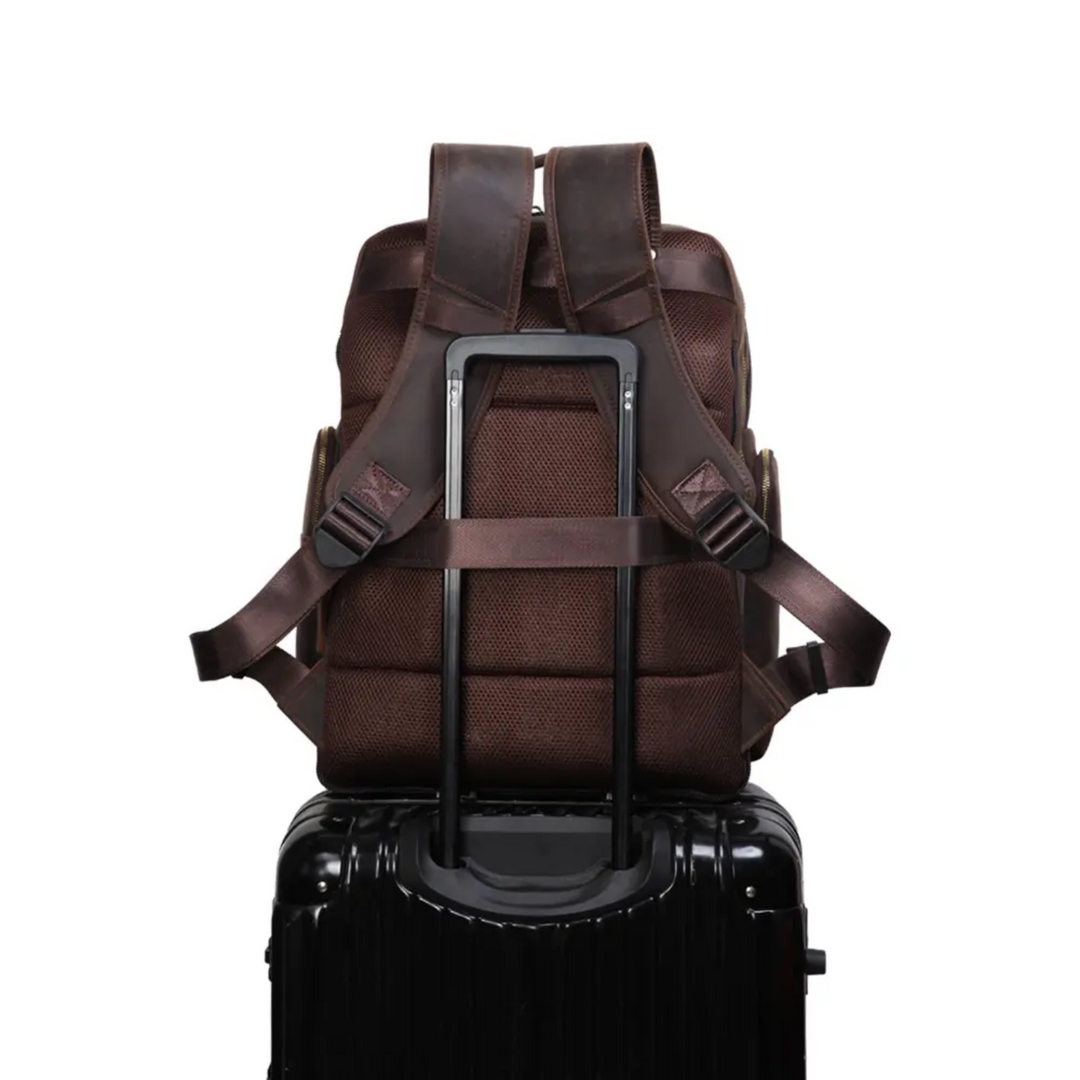 Large Capacity Leather Backpack | PROVO