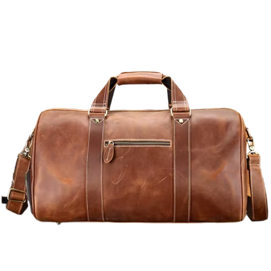 Weekender Travel Leather Duffle Bag | BEAUFORT