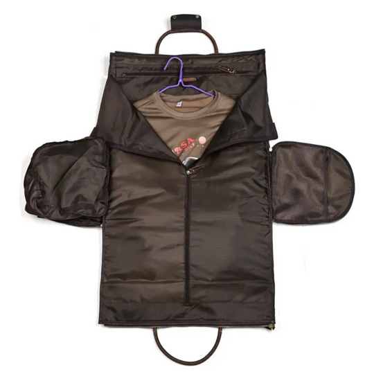 Foldable Leather Duffle Bag | KAPRUN