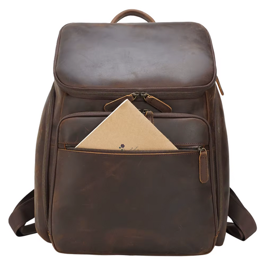 Laptop Leather Backpack | DALVIK