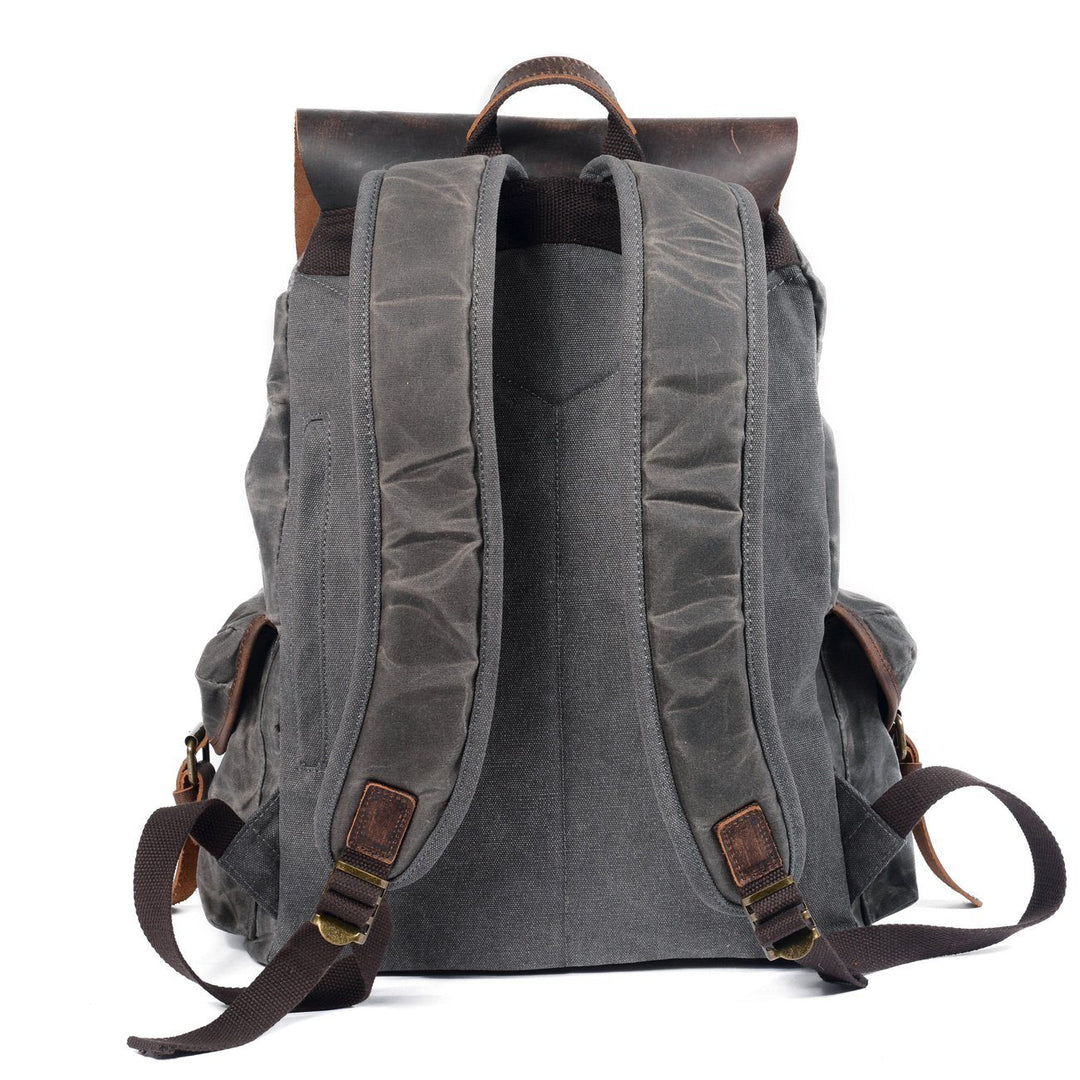 Canvas Leather Backpack | SALZBURG