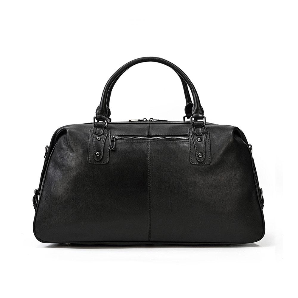 Black Leather Holdall | AALBORG