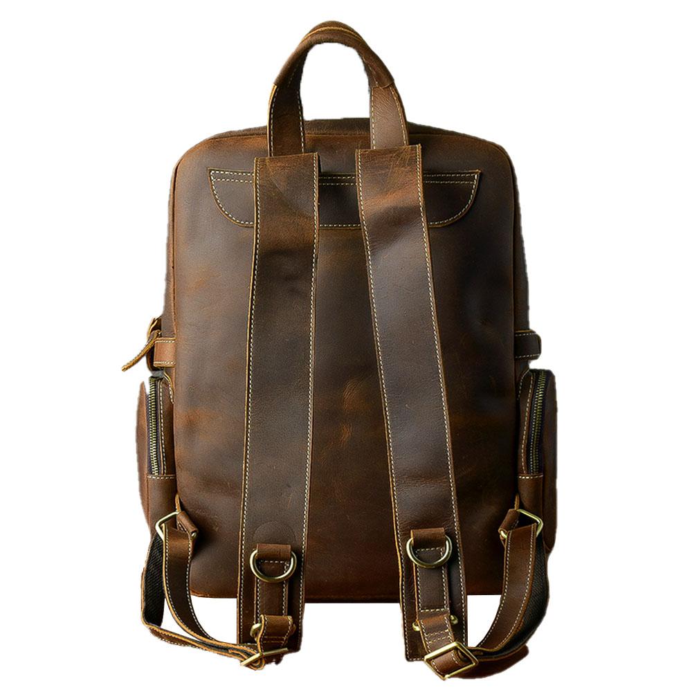 Brown Leather Backpack | BASEL