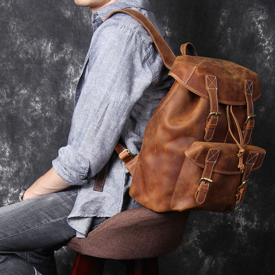 Leather Knapsack | CADIZ