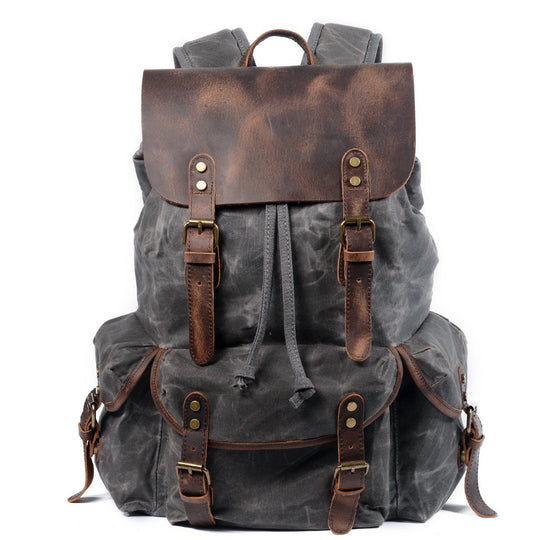 Canvas Leather Backpack | SALZBURG