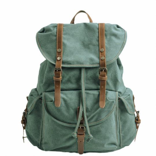 Military Canvas Backpack | INTERLAKEN