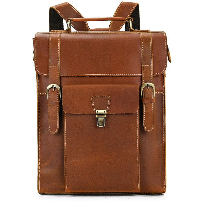 Leather Convertible Backpack | GIRONA