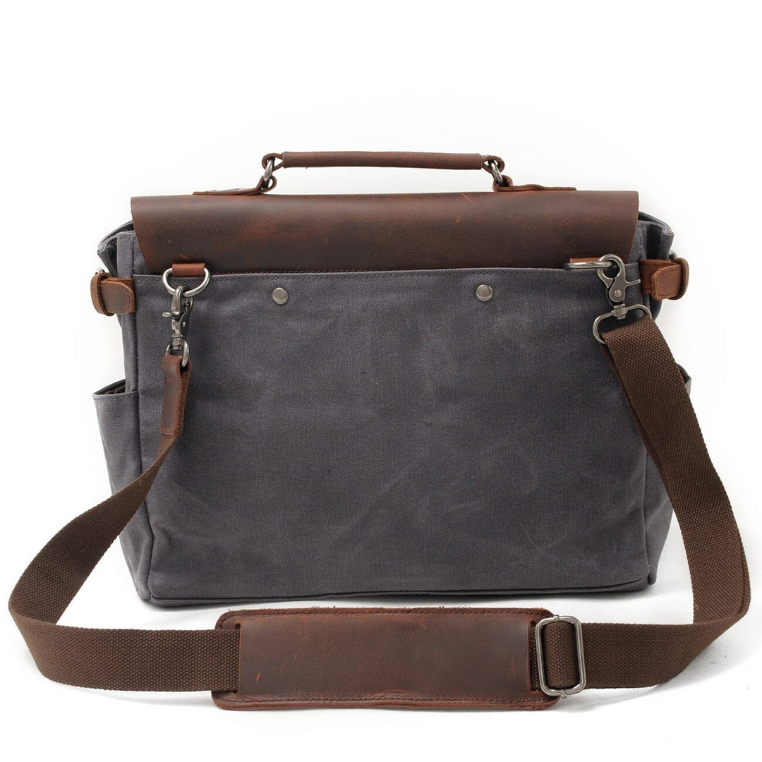 Canvas Crossbody Messenger Bag | PETERSBURG