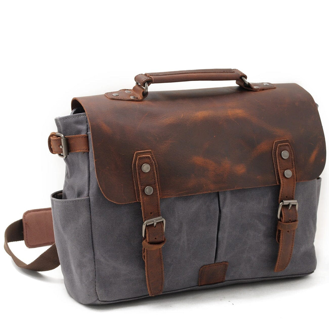 Canvas Crossbody Messenger Bag | PETERSBURG