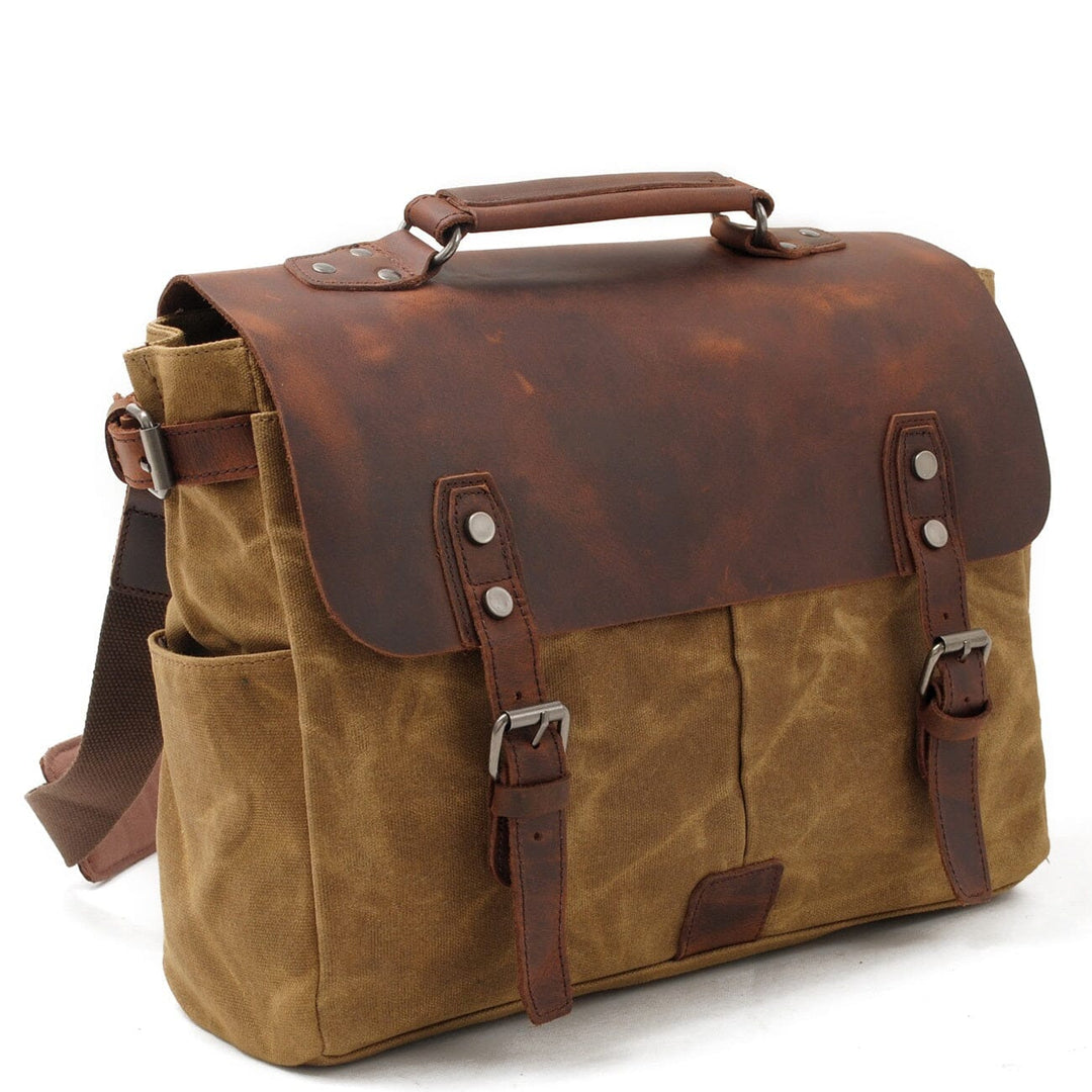 Canvas Crossbody Messenger Bag | PETERSBURG