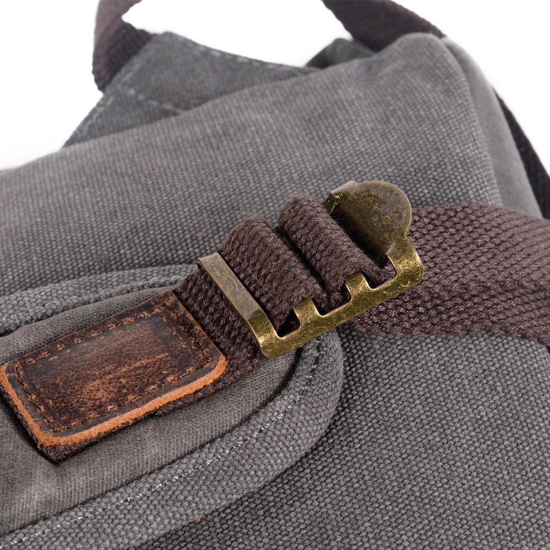 Canvas Leather Backpack | SALZBURG