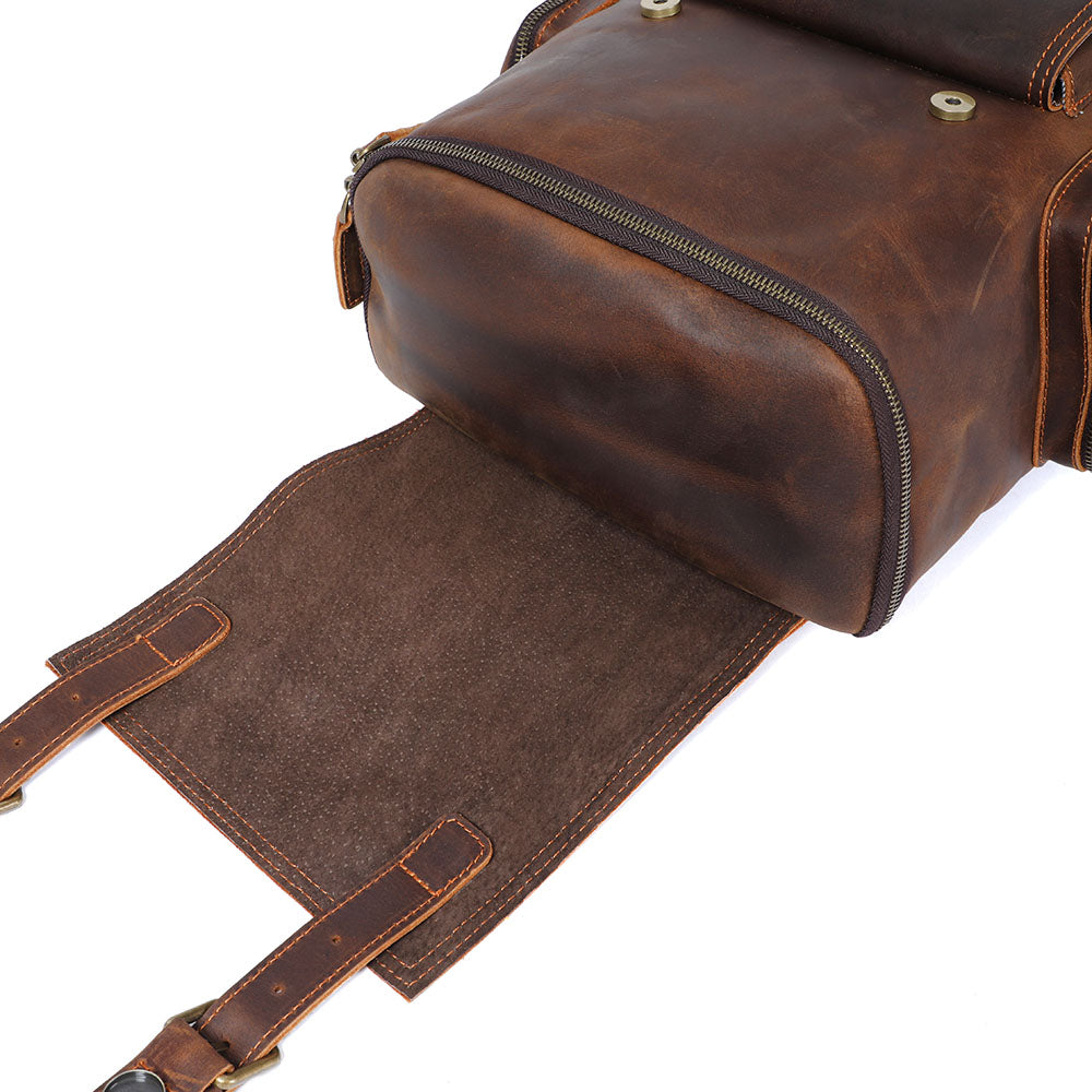 Leather Laptop Backpack | KALMAR