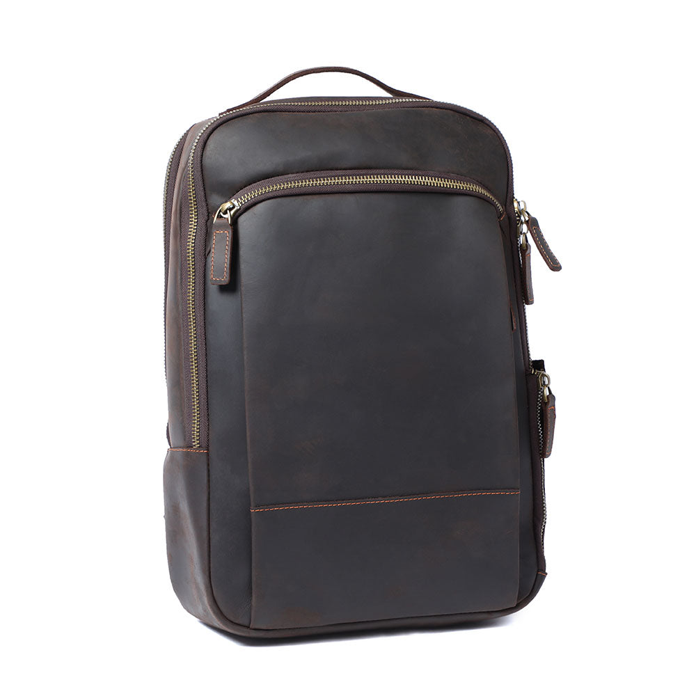 Leather Laptop Rucksack | LARVIK