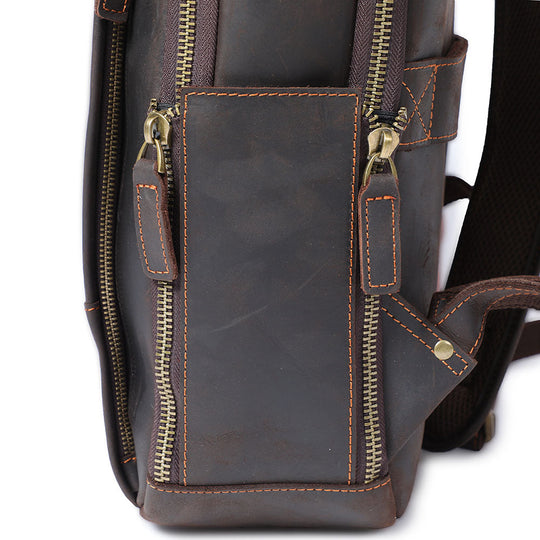 Leather Laptop Rucksack | LARVIK