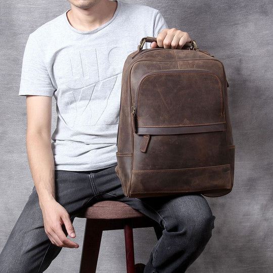 Real Leather Backpack | OXFORD