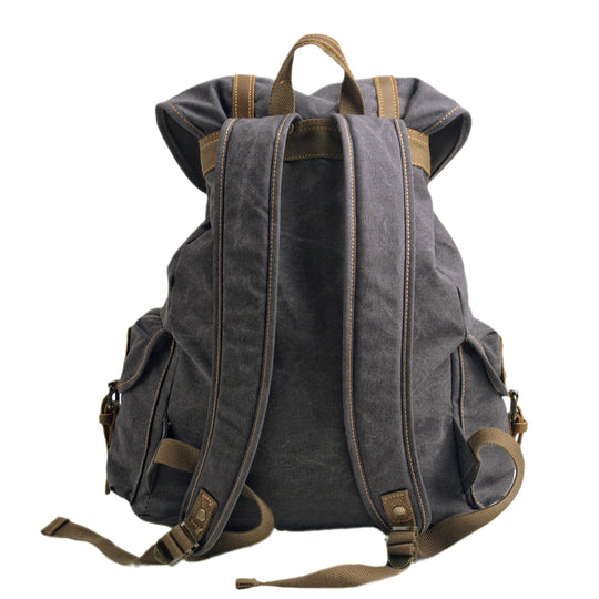 Military Canvas Backpack | INTERLAKEN