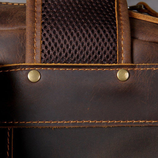 Tan Leather Backpack | MORITZ