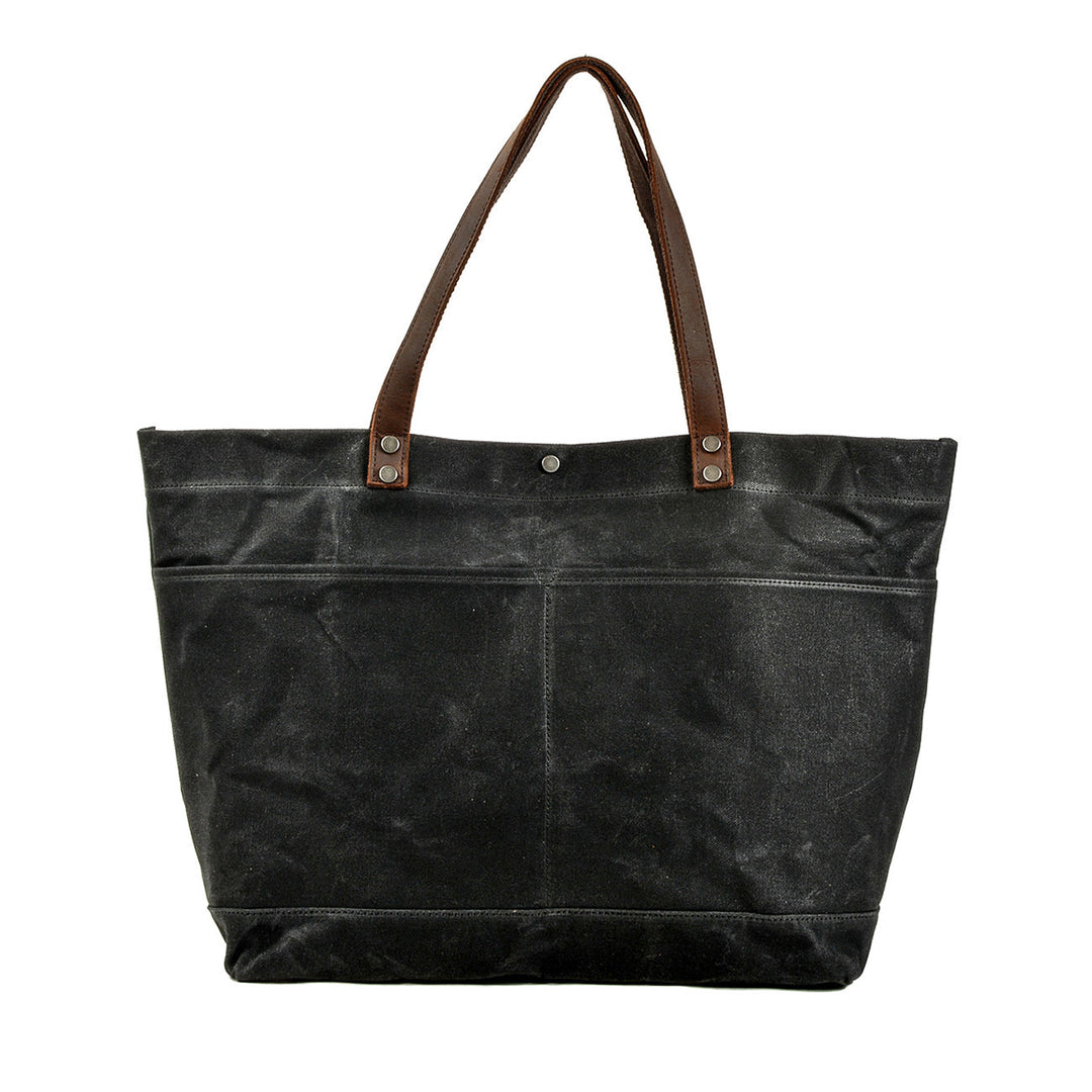 Waxed Canvas Tote Bag | BOVEC