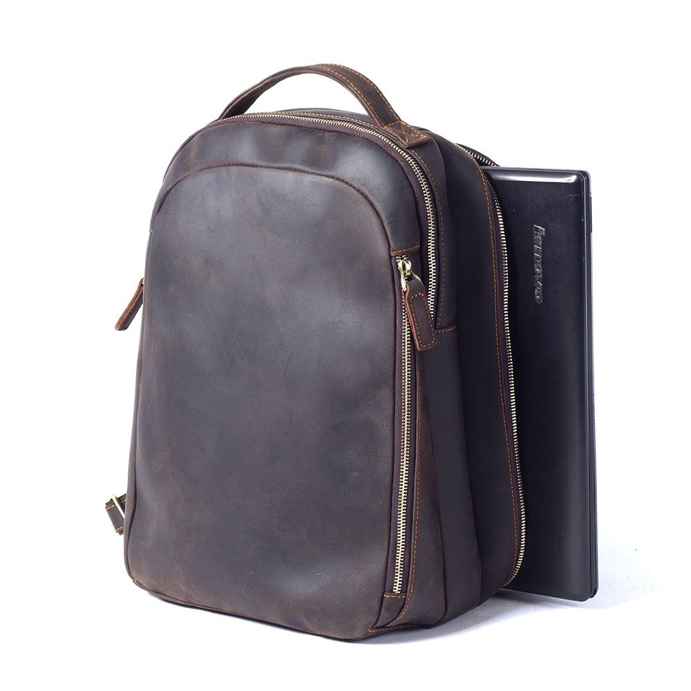 Tan Leather Rucksack | TOLEDO